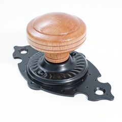 Ручка-кнопка Декор НОЭЗ РКД-130-S черный матовый, фото  - Метэкс