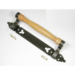 Ручка-скоба Дебют 2 НОЭЗ РС250-S ст. бронза/бук, фото  - Метэкс