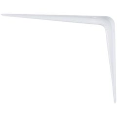 Кронштейн угловой с ребром 350х400 мм белый, фото  - Метэкс