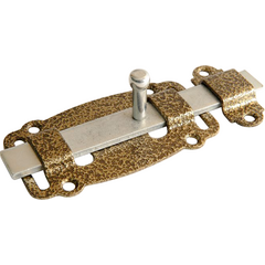 Задвижка дверная НОЭЗ ЗД-100-Пл-S ст.бронза/цинк, фото  - Метэкс