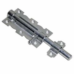 Задвижка дверная НОЭЗ ЗД-110-S цинк, фото  - Метэкс