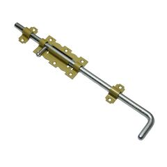 Задвижка дверная НОЭЗ ЗД-110-Уд-S зол.металлик/цинк, фото  - Метэкс