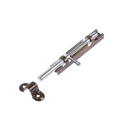 Задвижка накладная ЗТ-82 бр.металлик/цинк, фото  - Метэкс