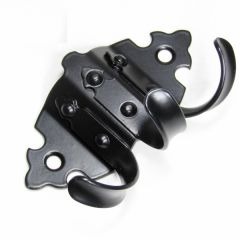 Крючок НОЭЗ Кр-3-105-S 3-х рожковый черный матовый, фото  - Метэкс