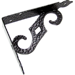 Кронштейн декоративный НОЭЗ КД-150-120-S черный матовый, фото  - Метэкс