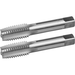 Комплект ручных метчиков G 3/8 9ХС (2шт) Волжский Инструмент 1110005, фото  - Метэкс