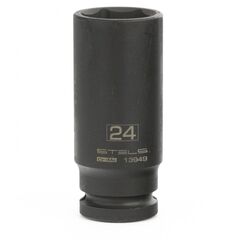 Головка торцевая ударная 1/2" 24 мм удлиненная STELS 13949, фото  - Метэкс