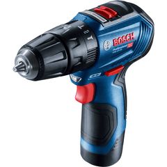 Дрель-шуруповерт ударн. аккум. BOSCH б/щ (2 а/б 2А*ч 12В, ЗУ) GSB 12V-30 (06019G9120), фото  - Метэкс