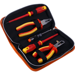 Набор инструмента для электромонтажных работ DE-02/05 КРАТОН 21216002, фото  - Метэкс