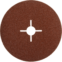 Диск шлифовальный фибровый 125 мм зернистость 40 (5 шт) ЗУБР 35585-125-040, фото  - Метэкс