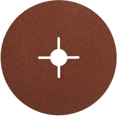 Диск шлифовальный фибровый 125 мм зернистость 100 (5 шт) ЗУБР 35585-125-100, фото  - Метэкс