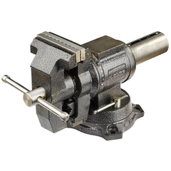 Тиски слесарные 100 мм многофункциональные с поворотом в двух плоскостях ЗУБР 32712-100, фото  - Метэкс