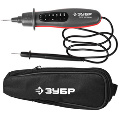 Тестер напряжения 6-400В определение полярности чехол ЗУБР 45250, фото  - Метэкс