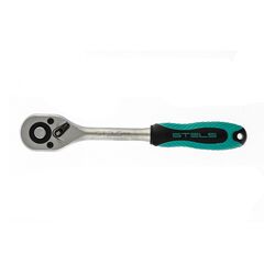 Ключ трещоточный 3/8" 260 мм 72 зуба с быстрым сбросом STELS 14042, фото  - Метэкс