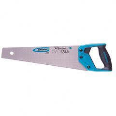 Ножовка по дереву 400 мм 11-12 TPI "PIRANHA" каленый зуб 3D GROSS 24110, фото  - Метэкс