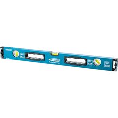 Уровень алюминиевый 1200 мм усиленный с ударопрочными заглушками, рукоятки, 3 глазка GROSS 34332, фото  - Метэкс