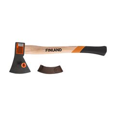 Топор 600 г кованный деревянное топорище FINLAND 1722-600, фото  - Метэкс