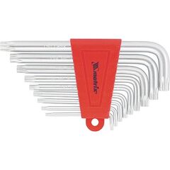 Набор ключей имбусовых TORX T10-T50 9 шт CrV короткие MATRIX 12305, фото  - Метэкс