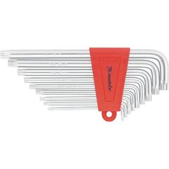 Набор ключей имбусовых TORX T10-T50 9 шт CrV удлиненные MATRIX 12306, фото  - Метэкс