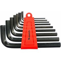 Набор ключей имбусовых 2,0-12 мм HEX 9 шт оксид MATRIX 11222, фото  - Метэкс