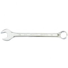 Ключ комбинированный 28 мм полированный хром MATRIX 15173, фото  - Метэкс