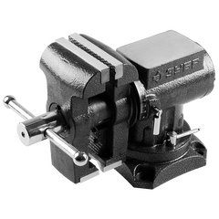 Тиски слесарные 125 мм многофункциональные с поворотом в двух плоскостях ЗУБР 32712-125, фото  - Метэкс