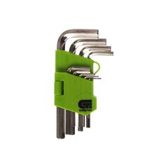 Набор ключей имбусовых 1,5-10 мм HEX 9 шт закаленные короткие СИБРТЕХ 12317, фото  - Метэкс