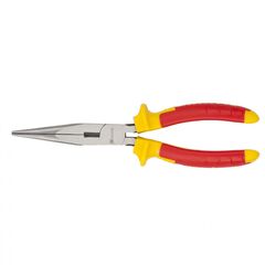 Длинногубцы 200 мм прямые Insulated двухкомпонентные рукоятки MATRIX 17103, фото  - Метэкс