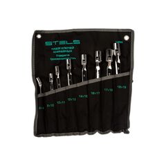 Набор ключей шарнирных 8х19 мм 8 шт 12 граней STELS 14965, фото  - Метэкс