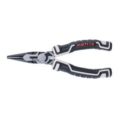 Длинногубцы 165 мм прямые усиленная система MATRIX 17197, фото  - Метэкс