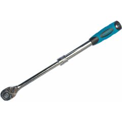 Ключ трещоточный 1/2" 380 мм 72 зубца телескопический GROSS 14070, фото  - Метэкс
