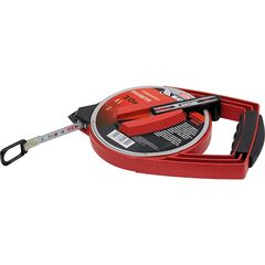 Рулетка геодезическая 50 м х 12,5 мм металлическая лента, закрытый корпус MATRIX 31226, фото  - Метэкс