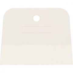 Шпатель белая резина 100 мм СИБРТЕХ 85834, фото  - Метэкс