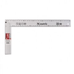 Угольник 350 мм алюминиевый литой MATRIX 32473, фото  - Метэкс