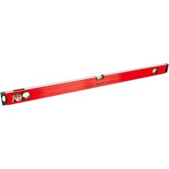 Уровень алюминиевый 1000 мм магнитный фрезерованный, 3 глазка (1 зеркальный) MATRIX 34710, фото  - Метэкс