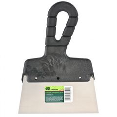 Шпатель фасадный из нержавеющей стали 150 мм пластмассовая ручка СИБРТЕХ 85436, фото  - Метэкс