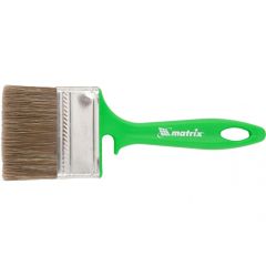 Кисть флейцевая "Работы по дереву" 70 х 12 мм MATRIX 83375, фото  - Метэкс