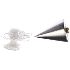 Отвес конусный 200 г шнур 5 м MATRIX 84832, фото  - Метэкс