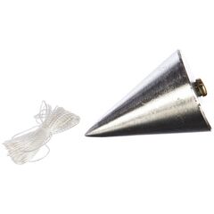 Отвес конусный 400 г шнур 5 м MATRIX 84834, фото  - Метэкс