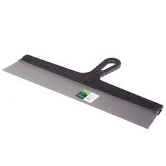 Шпатель фасадный из нержавеющей стали 450 мм пластмассовая ручка СИБРТЕХ 85450, фото  - Метэкс