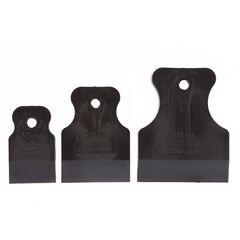 Набор шпателей 40-60-80 мм черная резина 3 шт MATRIX 858285, фото  - Метэкс