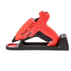 Клеевой пистолет 11 мм 20 (160) Вт 16 г/мин подставка, кейс MATRIX 93015, фото  - Метэкс