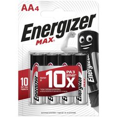 Батарейка ENERGIZER MAX AA (4 шт), фото  - Метэкс