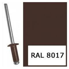 Заклепка ZK 4,8х12 алюм/ст (8017), фото  - Метэкс