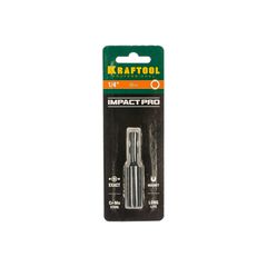 Адаптер для бит ударный магнитный 1/4 KRAFTOOL 26801-60, фото  - Метэкс