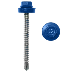 Саморез кровельный 4,8*70 (5005) синий, фото  - Метэкс