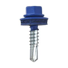 Саморез кровельный 5,5*19 (5002) ультрамарин, фото  - Метэкс