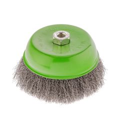 Щетка для УШМ 150 мм М14 "чашка" витая проволока СИБРТЕХ 746077, фото  - Метэкс