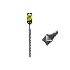 Бур по бетону 20 х 300 мм SDS Plus c крестовой пластиной Quadro-X ГРАНИТ 420300, фото  - Метэкс