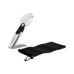 Лупа трансформер с подсветкой 2/6 кратное увеличение 90 мм ЗУБР 40557, фото  - Метэкс